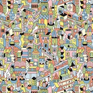 Metropolis Wall Covering by Andy Rementer ARTISTS,OBJECTS vendor-unknown   