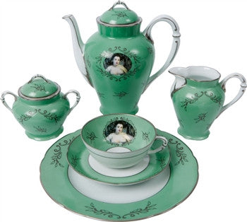 Tea Service by Cindy Sherman ARTISTS,OBJECTS,GIFTING vendor-unknown green  