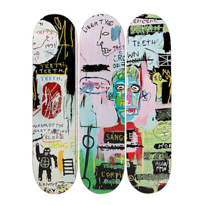 In Italian after Jean-Michel Basquiat  Skateroom   