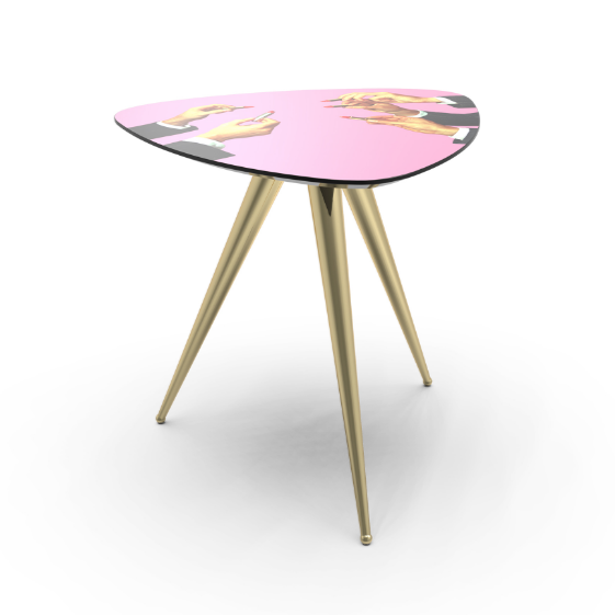 Side Table (Pink Lipsticks) by Maurizio Cattelan  Seletti   