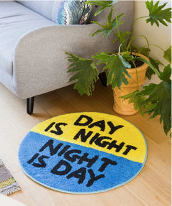Day is Night Floor Mat by David Shrigley  Artware Editions   
