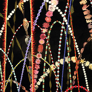 Echo, Wow and Flutter... Wall Covering by Fred Tomaselli ARTISTS,OBJECTS Maharam   