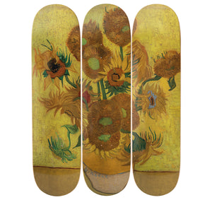 Sunflowers Skateboard Decks after Vincent Van Gogh  Skateroom   