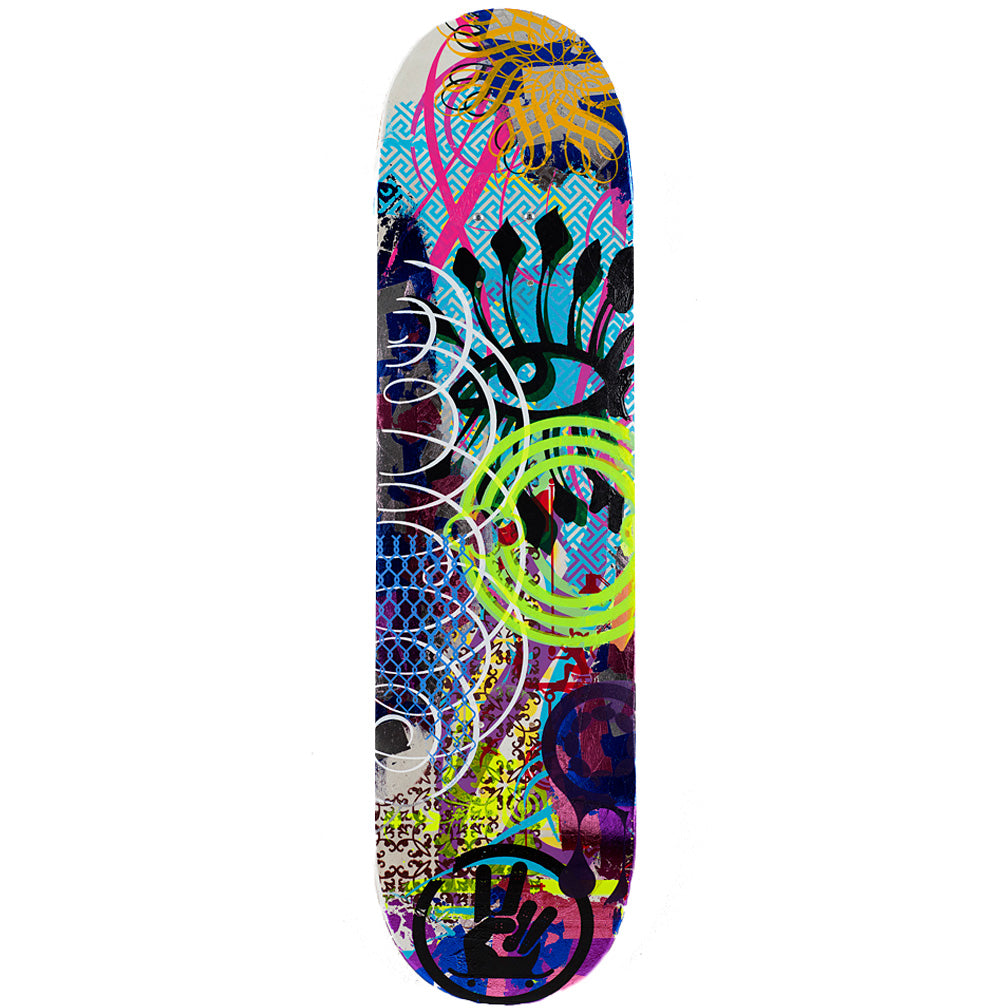 Voyer Skateboard Deck by Ryan McGinness  Artware Editions   