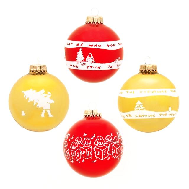 Set of Ornaments by William Wegman GIFTING,OBJECTS,ARTISTS vendor-unknown   