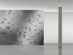 Silver on Mirror Wall Covering by Bing Wright OBJECTS,ARTISTS Maharam   