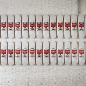 32 Campbell's Soup Cans by Andy Warhol  Skateroom   