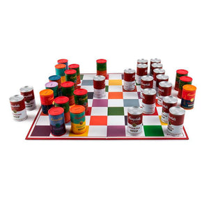 Campbell's Soup Can Chess Set by Andy Warhol  Artware Editions   