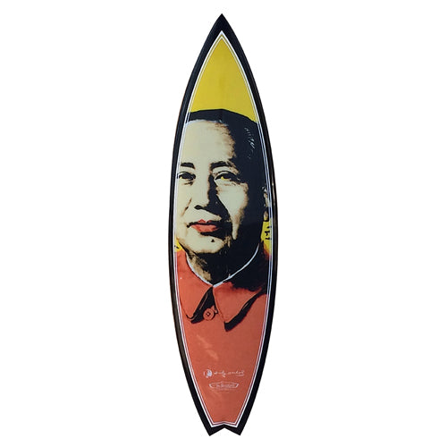 Mao Surfboard by Andy Warhol  Bessell orange  