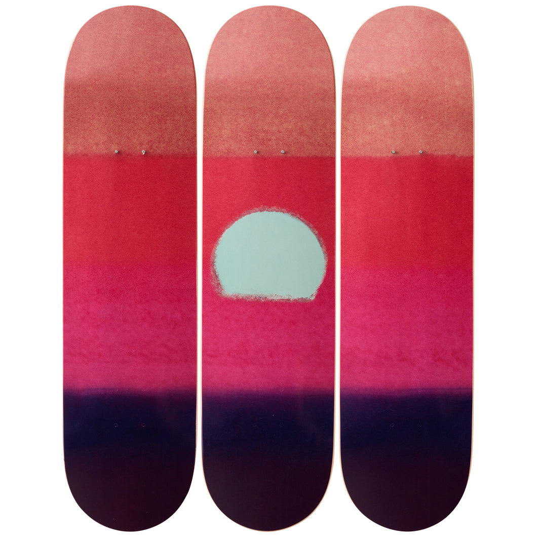 Sunset (Purple) Skateboard Decks after Andy Warhol  Skateroom   