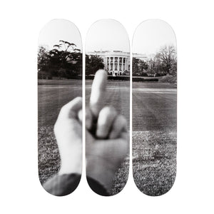 White House by Ai Weiwei Skateboard Deck Triptych Skateroom