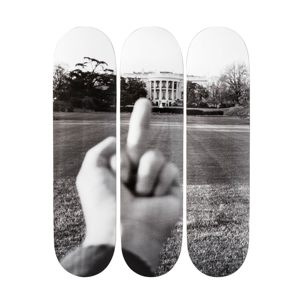 White House by Ai Weiwei Skateboard Deck Triptych Skateroom