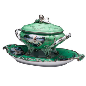 Soup Tureen by Cindy Sherman ARTISTS,OBJECTS,GIFTING vendor-unknown green  