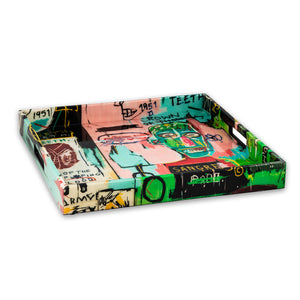 In Italian Tray by Jean-Michel Basquiat  Artware Editions   