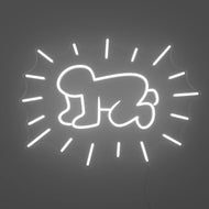 Radiant Baby Neon Sign by Keith Haring  Artware Editions   