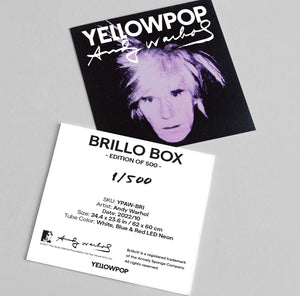Brillo Box Neon Sign by Andy Warhol  Artware Editions   