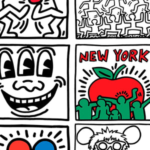 Comic Strip Wallpaper by Keith Haring  Artware Editions Large  