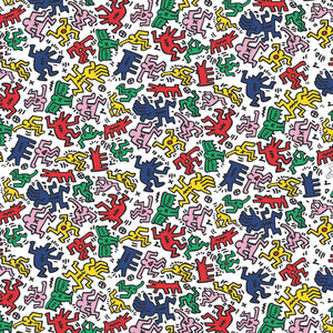 Dancing Figures Wallpaper by Keith Haring  Artware Editions Kaleidoscope Colors  
