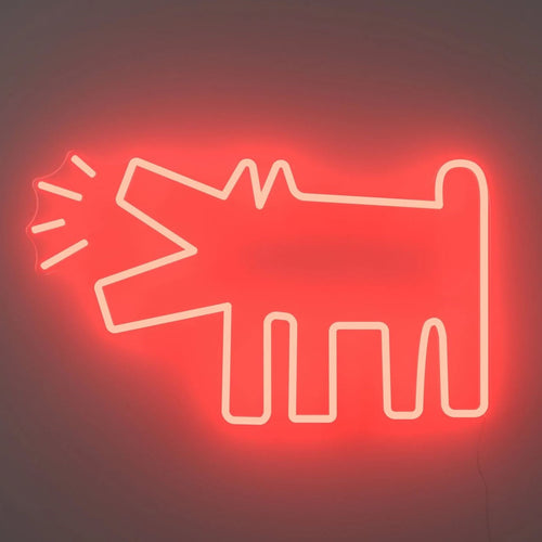 Barking Dog Neon Sign by Keith Haring  Artware Editions   