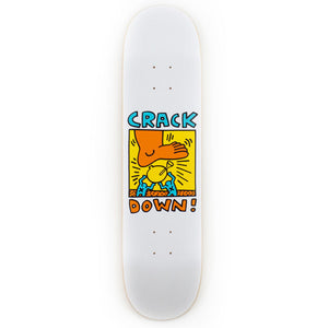 Crack Down Skateboard Deck by Keith Haring  Artware Editions   