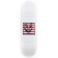 Untitled (Smile on Stripes) Skateboard Deck by Keith Haring  Artware Editions   