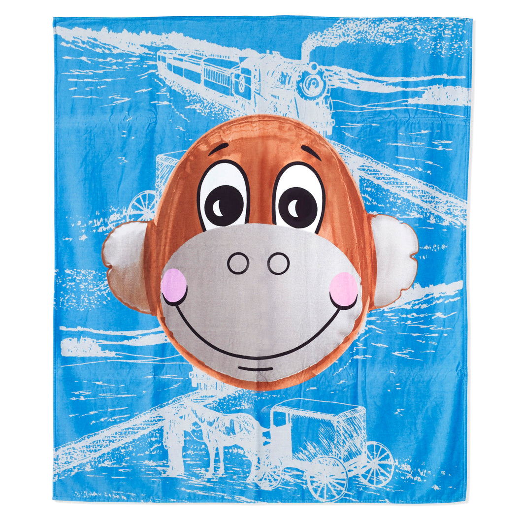 Monkey Train Beach Towel by Jeff Koons BEACH,OBJECTS,GIFTING,ARTISTS,SUMMER<BR> ESSENTIALS vendor-unknown   
