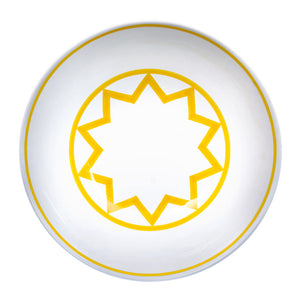 Serving Bowls by Sol LeWitt ARTISTS,OBJECTS,GIFTING,SUMMER<BR> ESSENTIALS vendor-unknown 12" (10-point star) white/yellow 