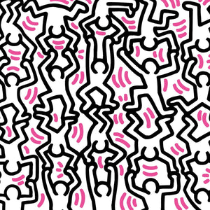 Dancing Man Wallpaper by Keith Haring  Artware Editions White Cloud  