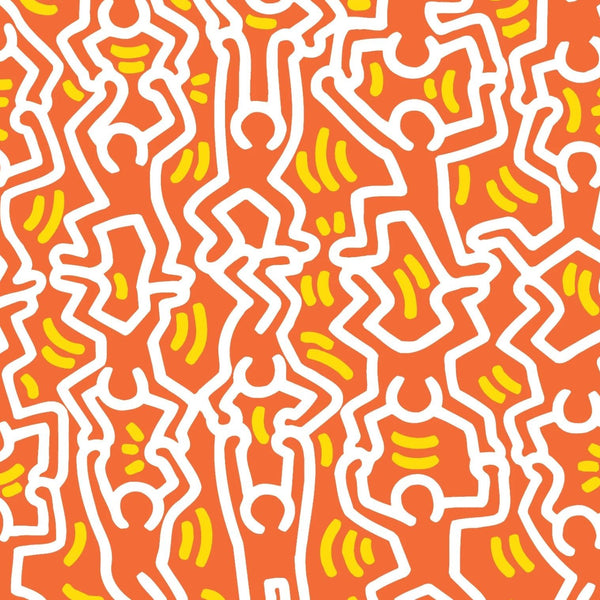 Dancing Figures Wallpaper by Keith Haring – Artware Editions