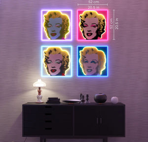 Marilyn Deluxe Neon Signs by Andy Warhol  Artware Editions   
