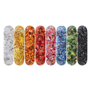 Eight Color Spectrum Skateboard Decks by Vik Muniz  Skateroom   