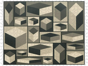 Jigsaw Puzzle by Sol LeWitt  Artware Editions   