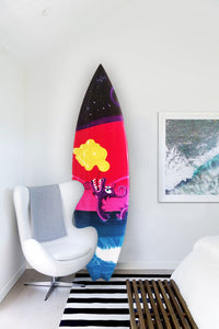 Cosmic Clown Surfboard by Kenny Scharf  Bessell   