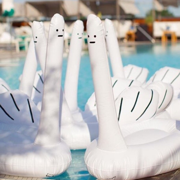 Swan Pool Float by David Shrigley Artware Editions