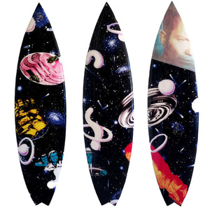 Space Age Surfboards by Kenny Scharf  Bessell Space Age Triptych  