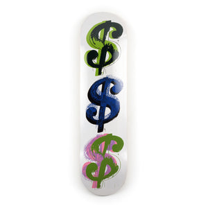 Dollar Sign (9) Solo B Skateboard Decks after Andy Warhol  Skateroom   